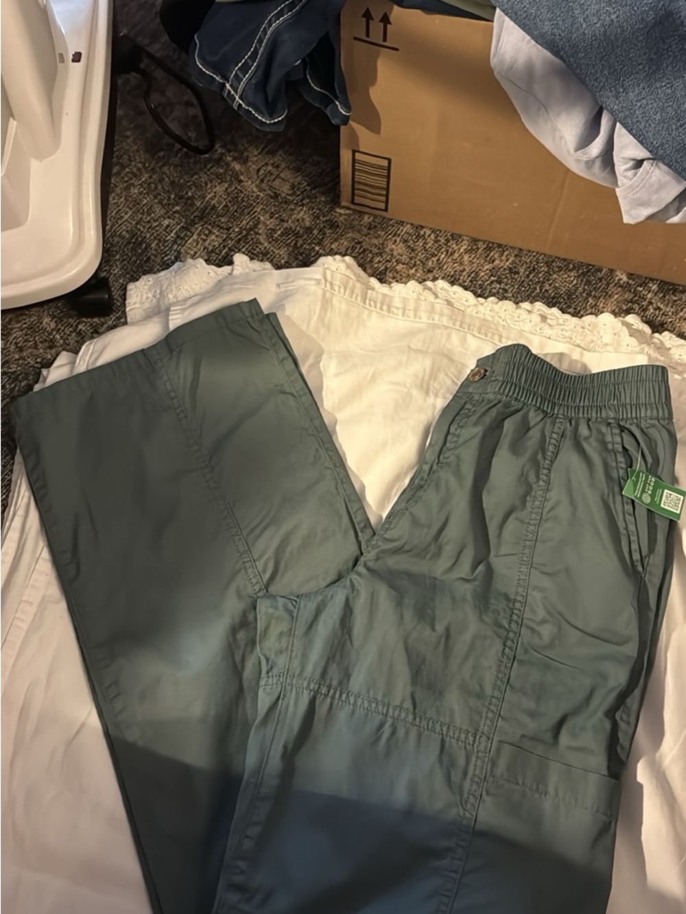 GAP Kids Elastic-Waist JoggersXxxl 18-20 in Sage Green#174